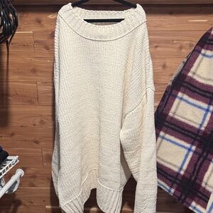 Aerie Cozy Cream Knit Sweater
